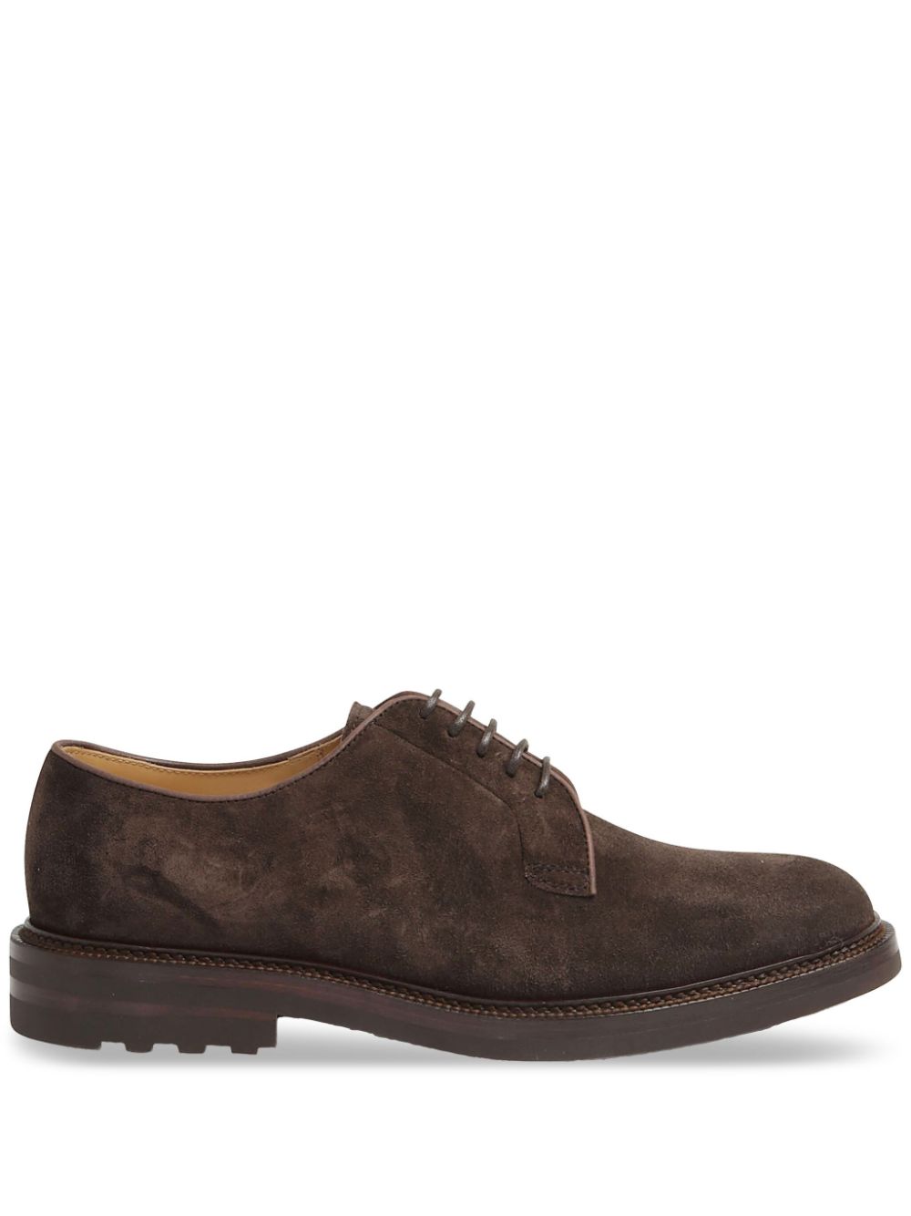 Cucinelli 더비 in camoscio moro